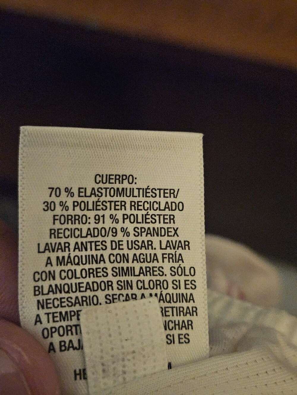 Goodfellow & Co Pink and White Seersucker Swim Trunks - Picture 4 of 4